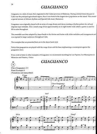 AfroCuban Keyboard Grooves