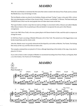 AfroCuban Keyboard Grooves