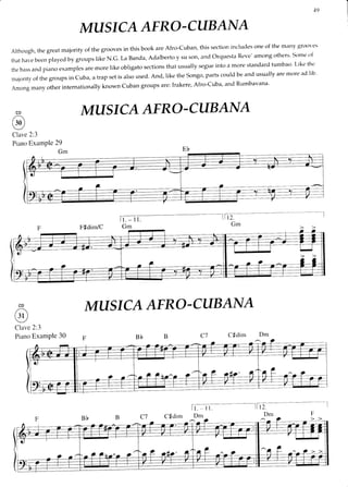 AfroCuban Keyboard Grooves