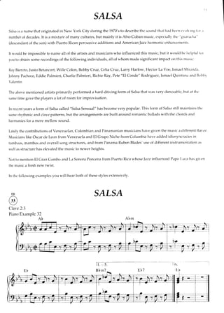 AfroCuban Keyboard Grooves