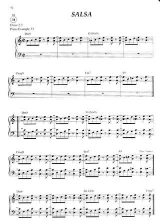 AfroCuban Keyboard Grooves