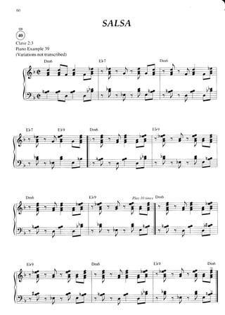 AfroCuban Keyboard Grooves