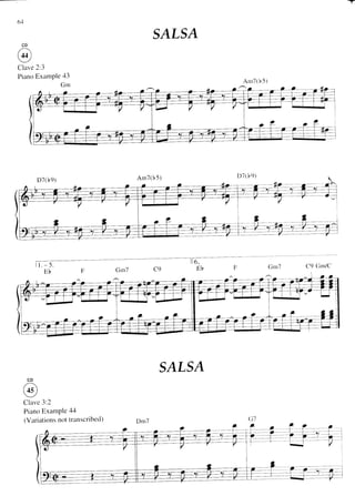 AfroCuban Keyboard Grooves