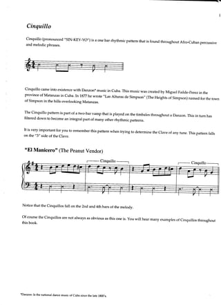 AfroCuban Keyboard Grooves