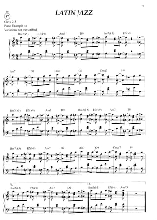 AfroCuban Keyboard Grooves