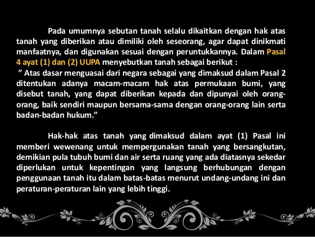 Tanah Terlantar Hak Atas Tanah