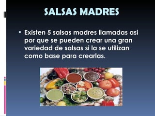 SALSAS MADRES ,[object Object]