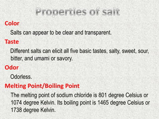 Salt Basic Label Salt | PPTX