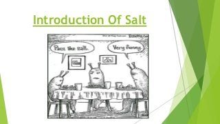 Introduction Of Salt
 