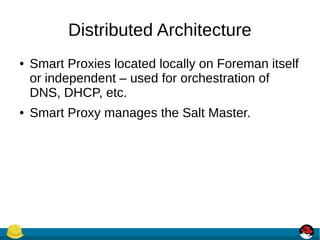 SaltStack Integration with Foreman (2016) | ODP