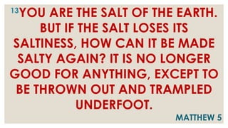 Salt and Light ......................... | PPTX