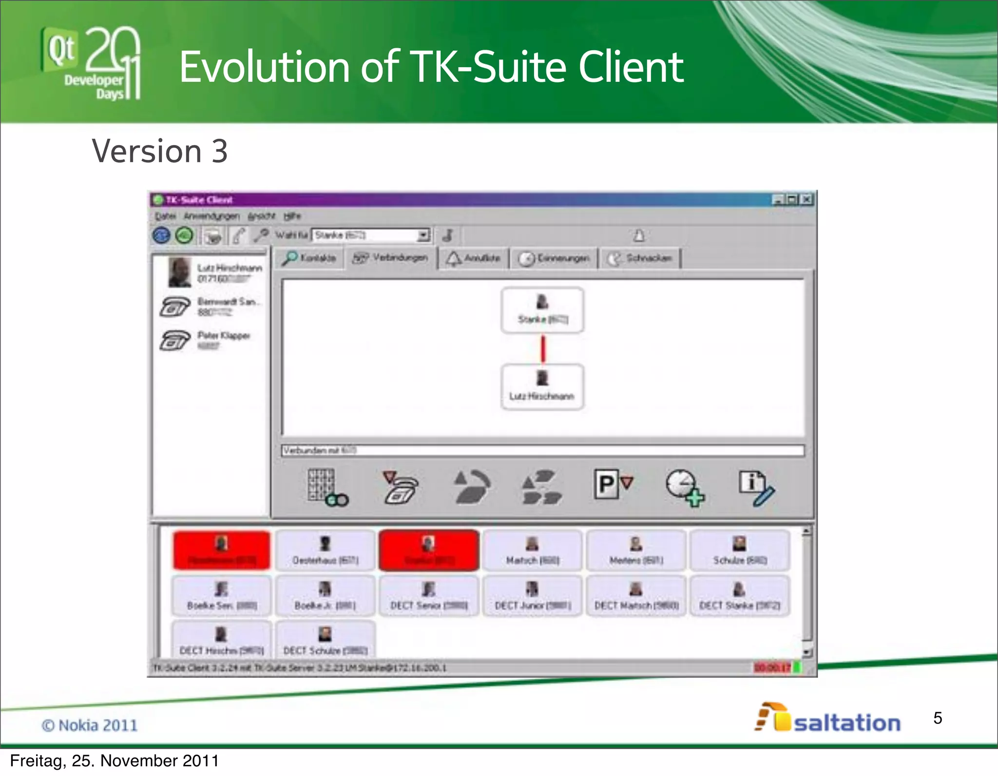 Evolution of TK-Suite Client
          Version 3




                                                   5

Freitag, 25. November 2011
 