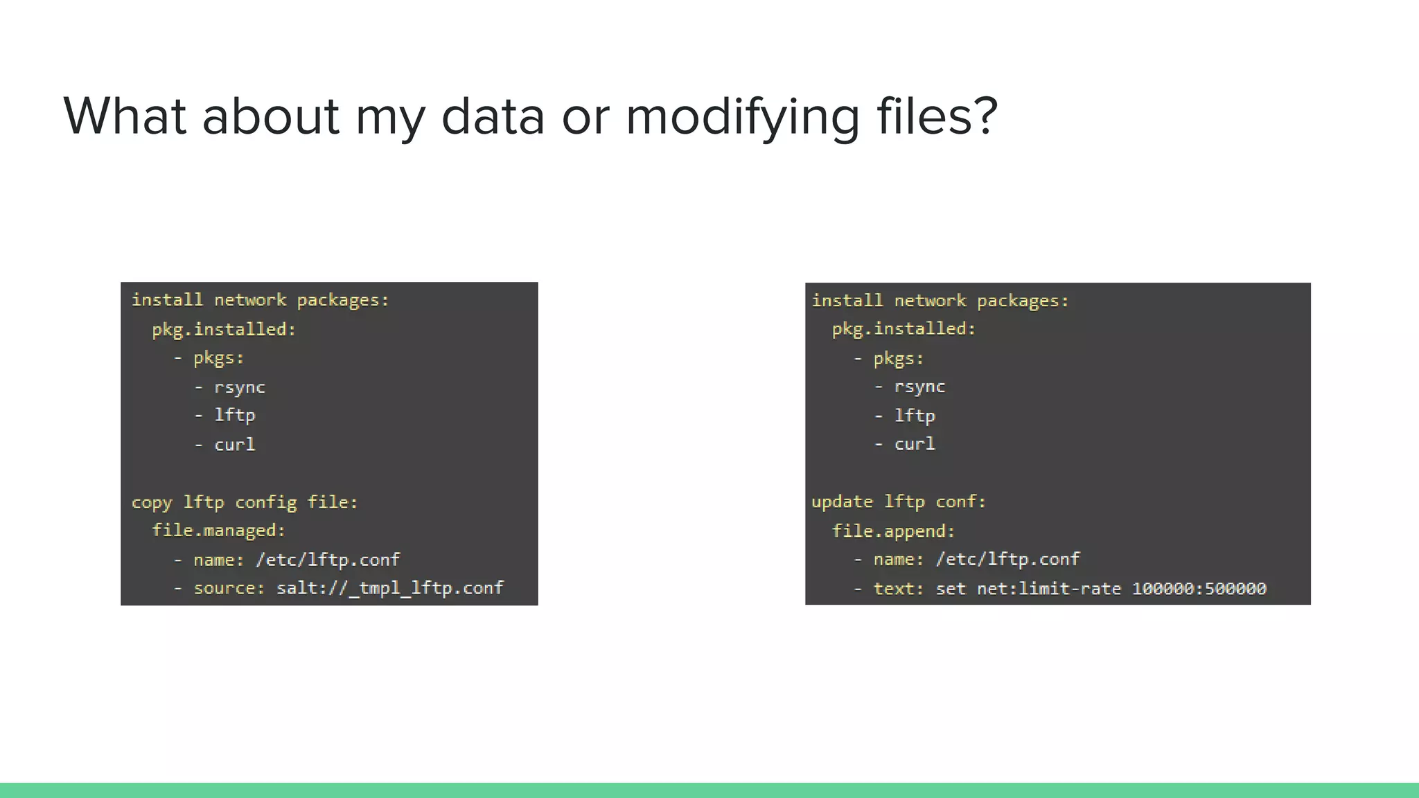 What about my data or modifying files?
 