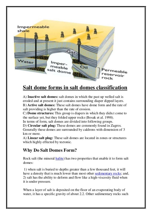 Salt domes