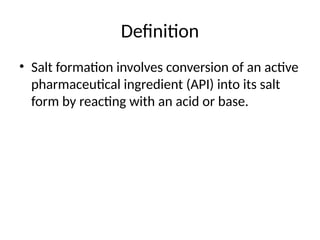 Salt_Formation as solubility_Presentation. ppt | PPTX