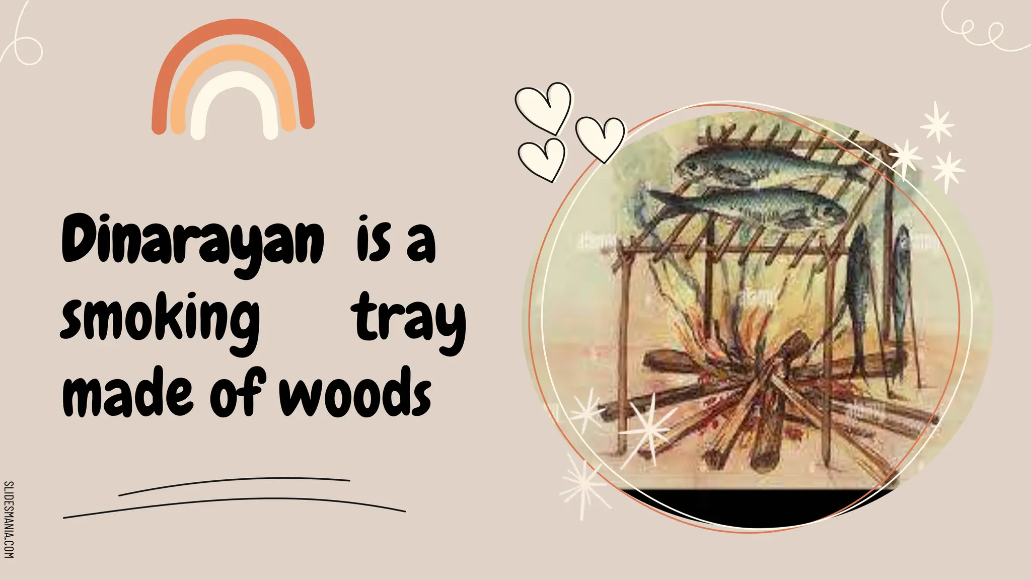 SLIDESMANIA.COM
Dinarayan is a
smoking tray
made of woods
 