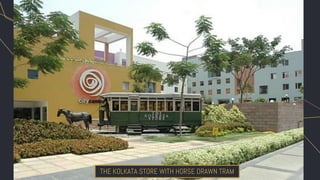 THE KOLKATA STORE WITH HORSE DRAWN TRAM
 