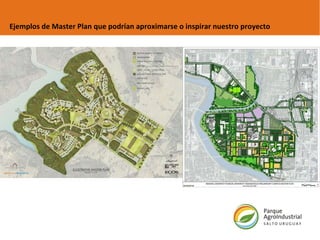 Ejemplos de Master Plan que podrían aproximarse o inspirar nuestro proyecto 