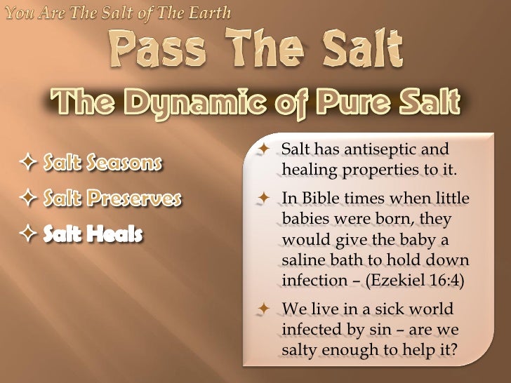 Salt Of The Earth