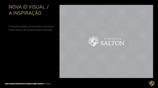 CASE REPOSICIONAMENTO DE MARCA / NOVA IDENTIDADE VISUAL
NOVA ID VISUAL /	
A INSPIRAÇÃO
O conjunto acabou se tornando uma matriz
visual clean e ao mesmo tempo marcante.
 