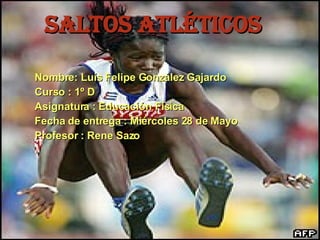 Saltos En Atletismo - Luis F. González
