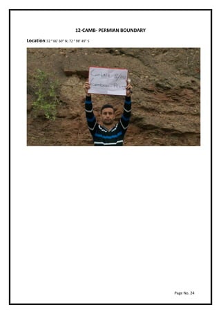 Page No. 24
12-CAMB- PERMIAN BOUNDARY
Location:32 ° 66’ 60” N; 72 ° 98’ 49” S
 