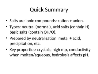 Salts_Chemistry_Presentation_EN chemical | PPTX