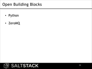 Open Building Blocks
• Python 
• ZeroMQ 

!11

 