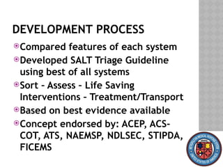 Guidelines for Mass Casualty-+ Salt Triage PPT.pptx