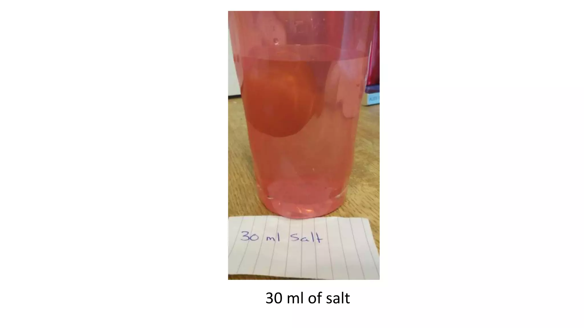 30 ml of salt