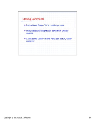 The Imagineering Model: Applying Disney Theme Park Design Principles to ...