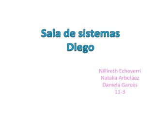 Nillireth Echeverri
Natalia Arbeláez
 Daniela Garcés
        11-3
 