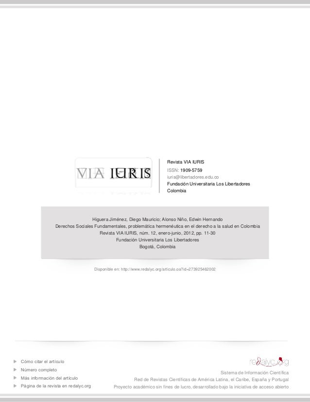 Derechos Sociales Fundamentales Problemática Hermenéutica - 