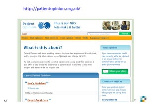 http://patientopinion.org.uk/ 