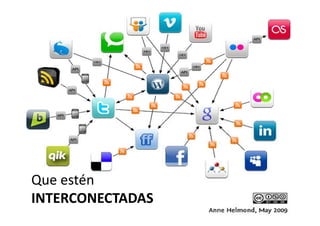 Que estén
INTERCONECTADAS
 