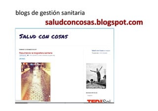 blogs de gestión sanitaria
 