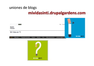 uniones de blogs
 