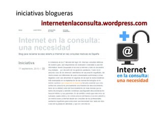 iniciativas blogueras
 