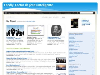 Feedly: Lector de feeds inteligente
 