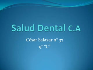 César Salazar n° 37
      9° “C”
 