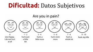 Dificultad: Datos Subjetivos
 