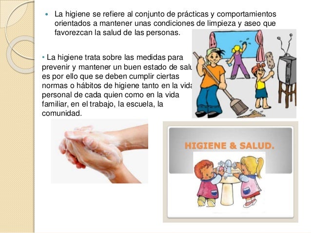 Salud e importancia de la higiene personal