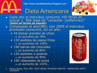 http://www.canaldelasalud.blogspot.com Dieta Americana ,[object Object]