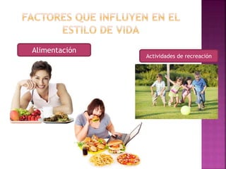 Alimentación 
Actividades de recreación 
 