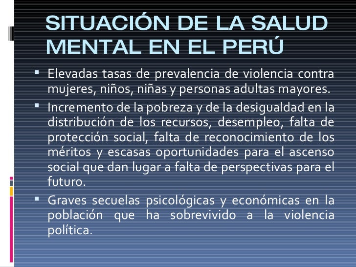 Importancia de la salud mental en enfermeria pdf