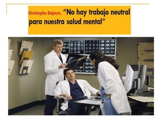 Salud mental del trabajador