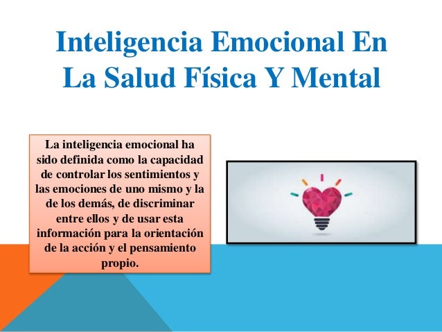 Salud mental, física y emocional