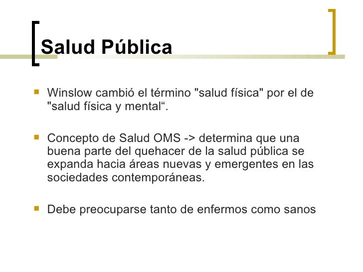 Salud publica Salud publica