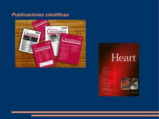 Publicaciones científicas
 