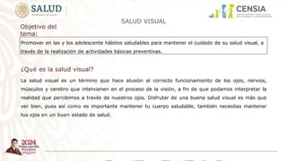 Adolescent Visual Promoting Adolescent Visual and Auditory Health: Preventive Activities ...